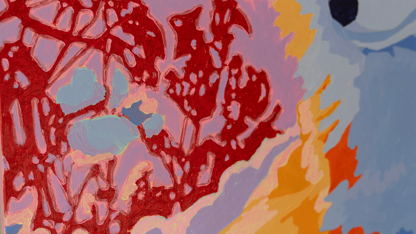 Glowy Winter Fluff Fox