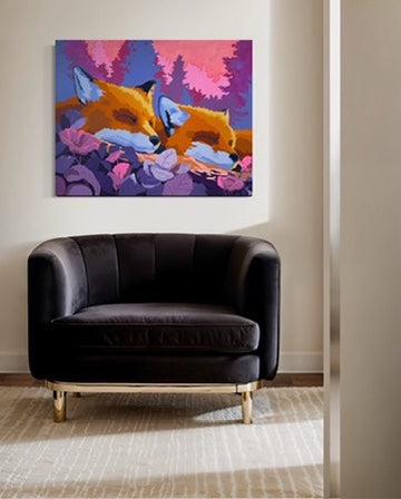 Fiery Daybreak Fox Duo