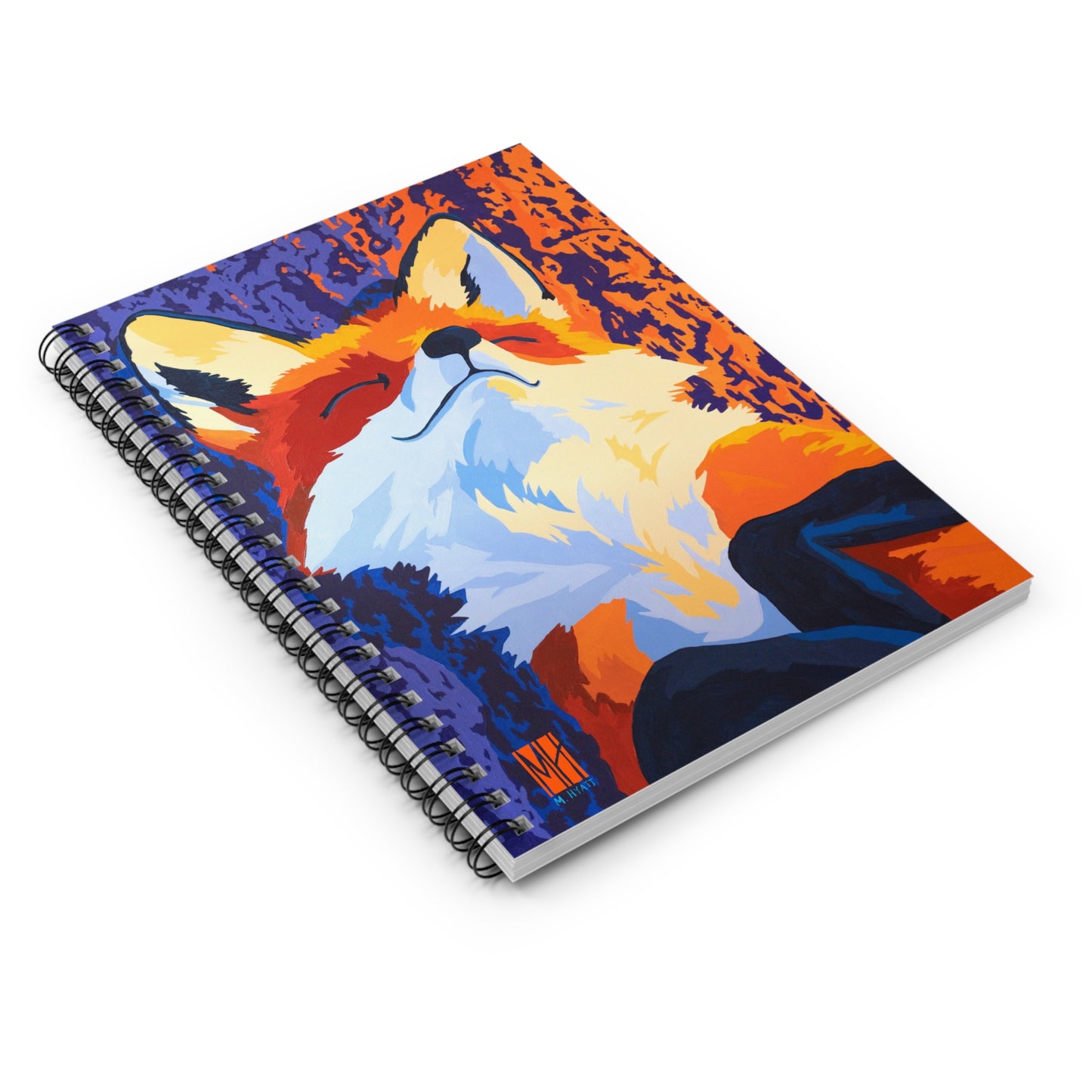 Waking Warmth Walnut Fox Spiral Notebook