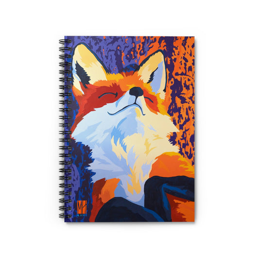Waking Warmth Walnut Fox Spiral Notebook