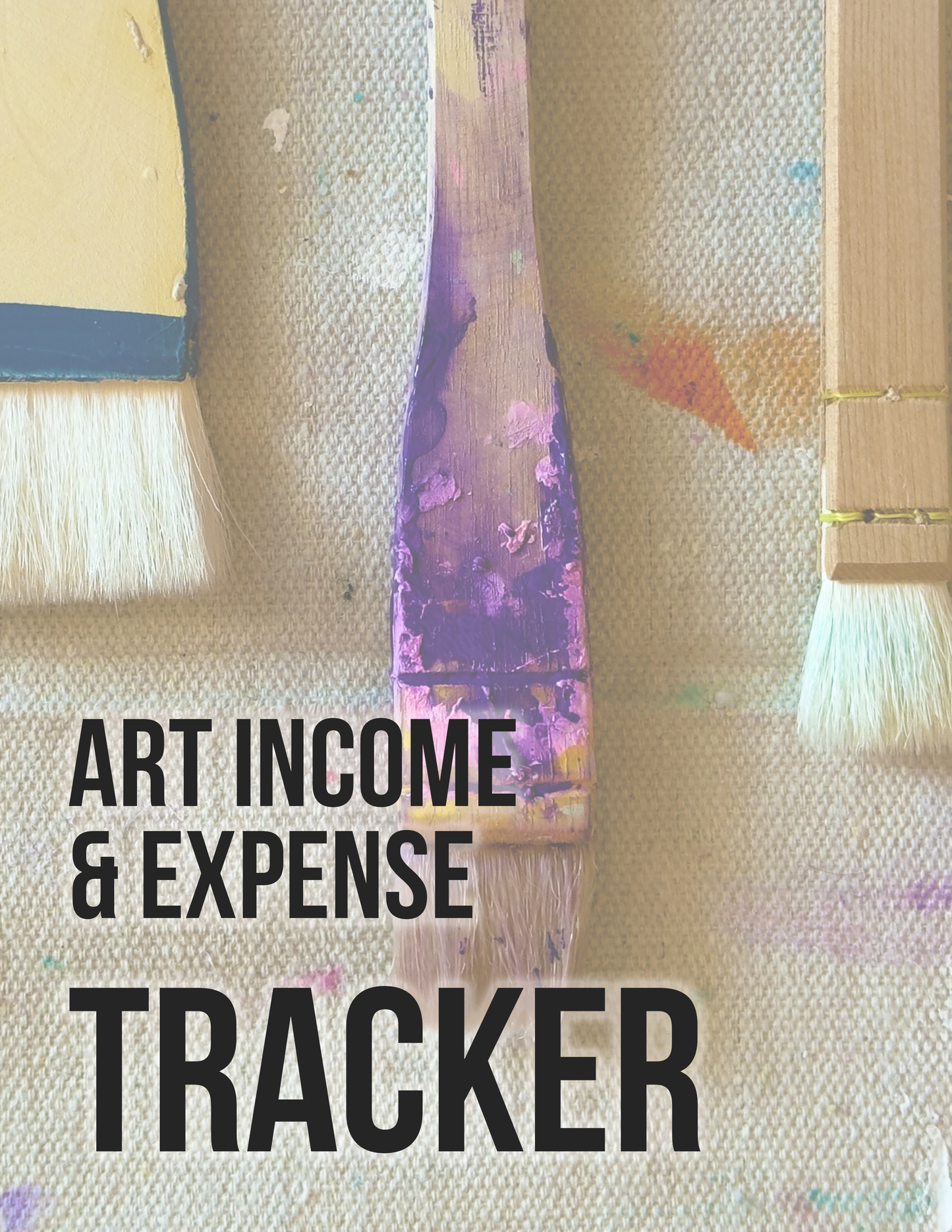 Art Income & Expense Tracker Template