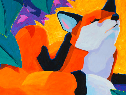Scratchy Sunrise Fox