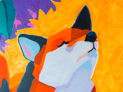 Scratchy Sunrise Fox