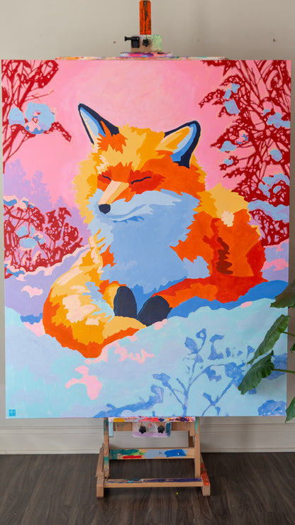 Glowy Winter Fluff Fox