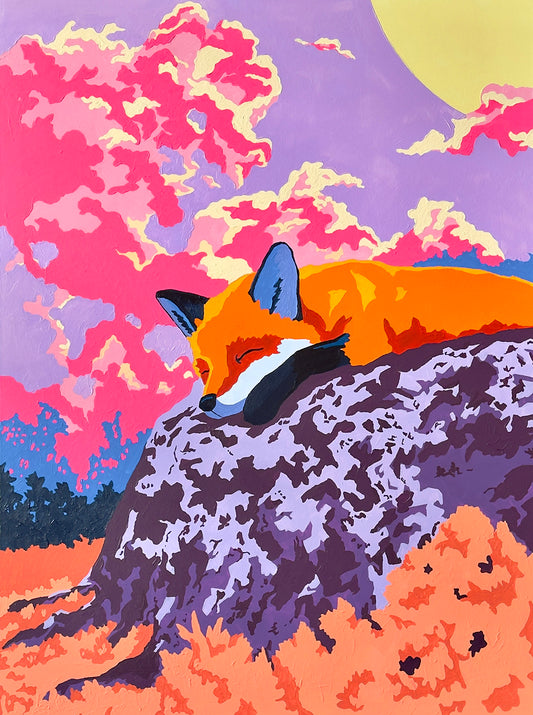 Amethyst Alpine Moonrise Fox