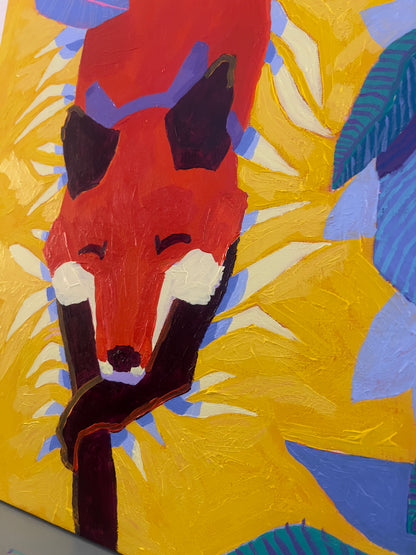 Golden Hour Fox Nap