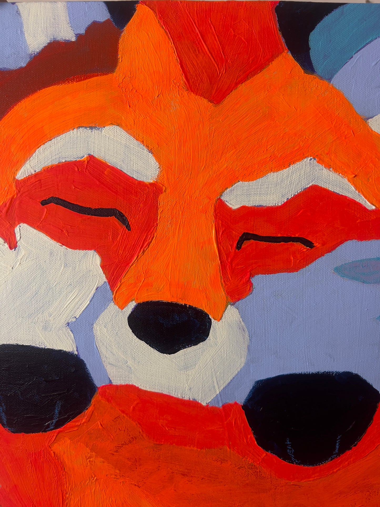 Sleepy Fox Trio, 30x40"