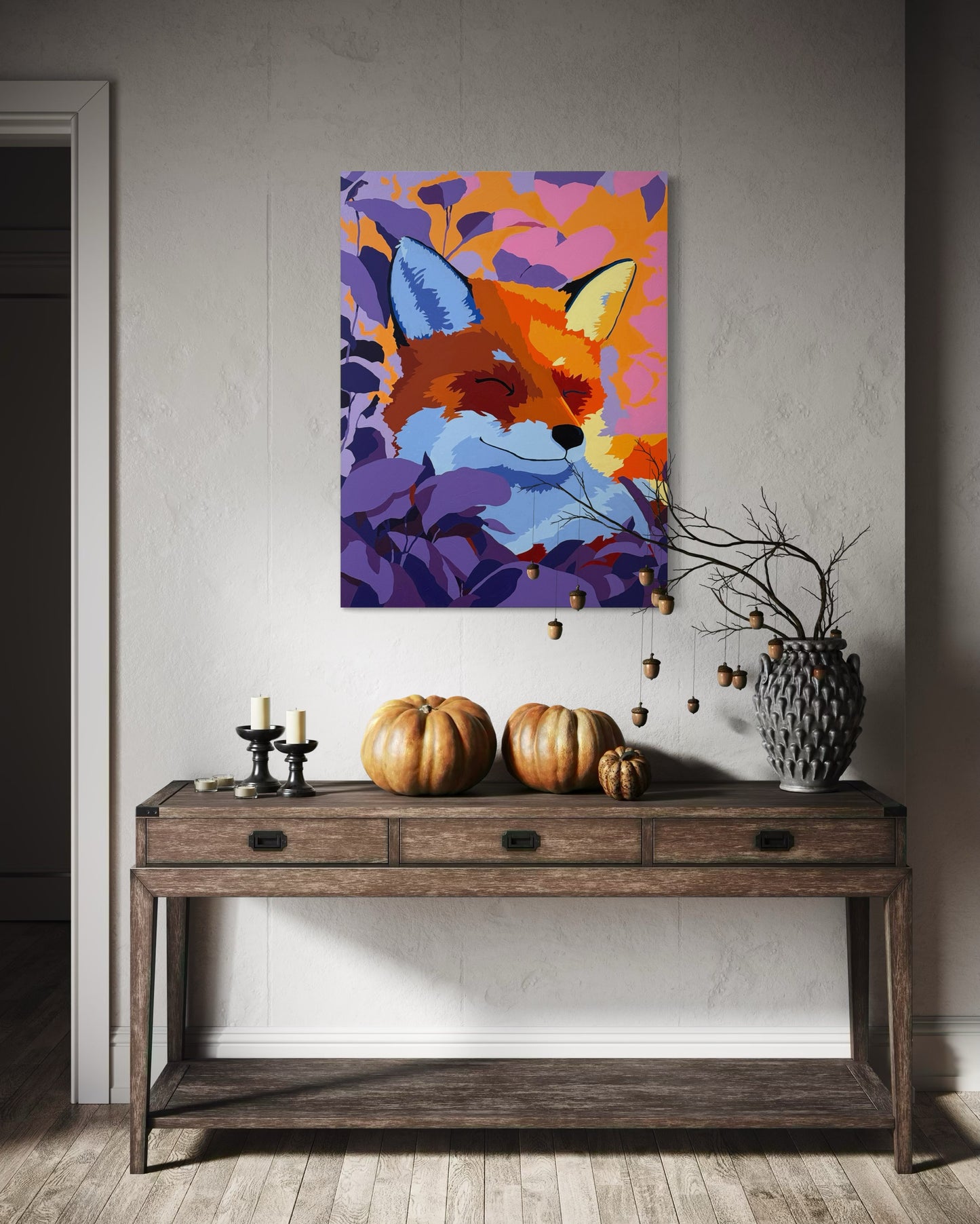 Enchanted Embers Evening Fox