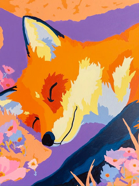 Amber Appalachian Evening Fox