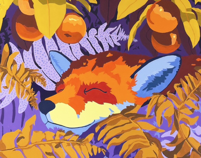 Golden Gossamer Fern Fox