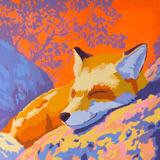 Dreaming Dayglow Desert Fox