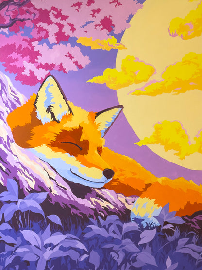 Midnight Blossom Moonbath Fox