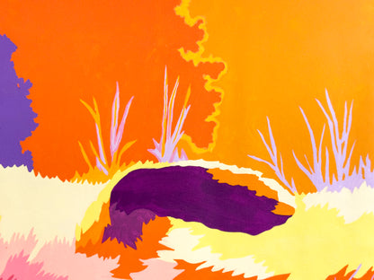 Saffron Sunset Slumber Fox