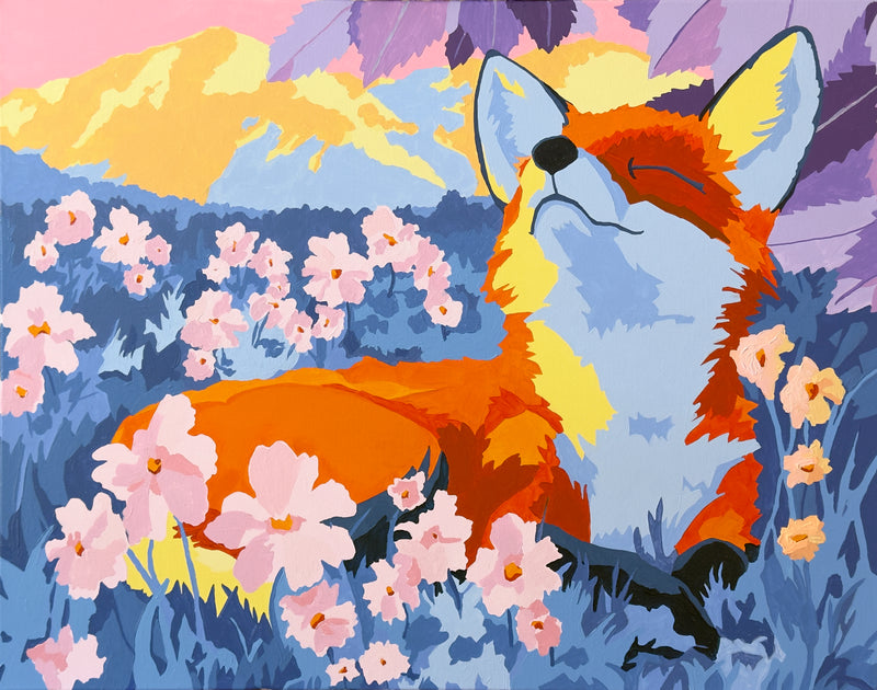 Mt. Diablo Daybreak Dreaming Fox
