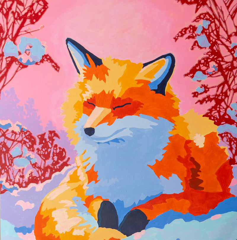 Glowy Winter Fluff Fox